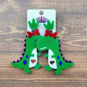 Dinosaur Acrylic  Earrings